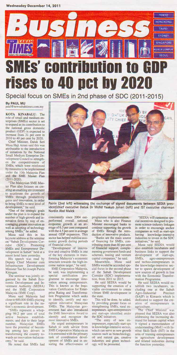 New Sabah Times 14 Desember 2012